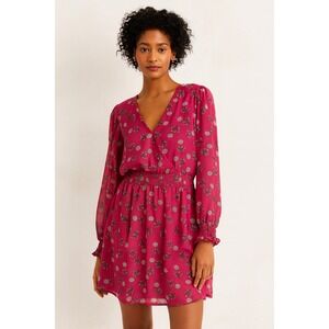 Ann Taylor LOFT Pink Floral Dress – Size S‎